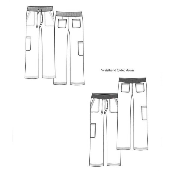 KOI™ 713 Women's Morgan Scrub Pant - Turquoise - Picture 4 of 4